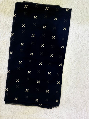 Sumitras Chiffon Embroidered Blouse Material