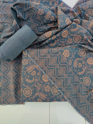 universe creation Wool Printed Salwar Suit Material