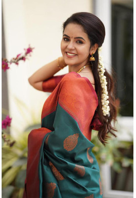 LIMVRUX Cotton Silk Self Design Blouse Material