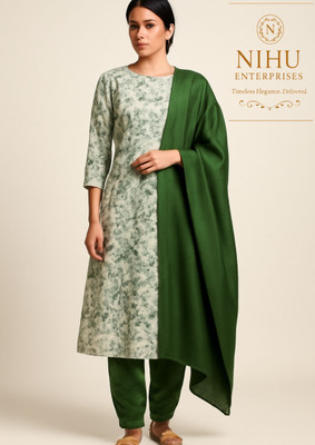 NIHU ENTERPRISE Cotton Silk Printed Salwar Suit Material