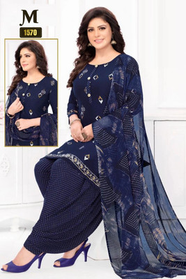 HouseOfCommon Crepe Printed Salwar Suit Material