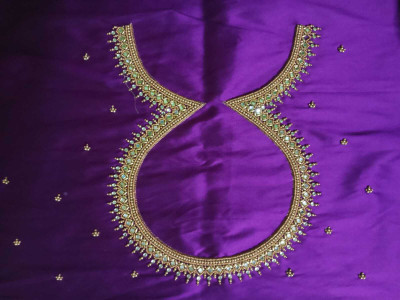 SAINAGARMENTS Art Silk Self Design Blouse Material