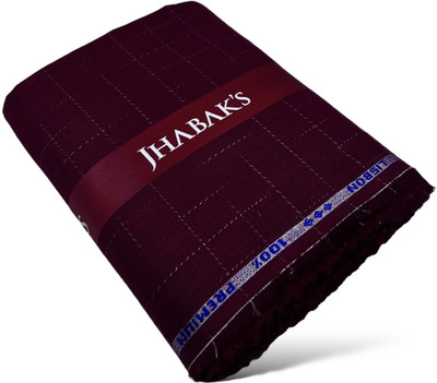 JHABAK'S Pure Cotton Checkered Shirt Fabric