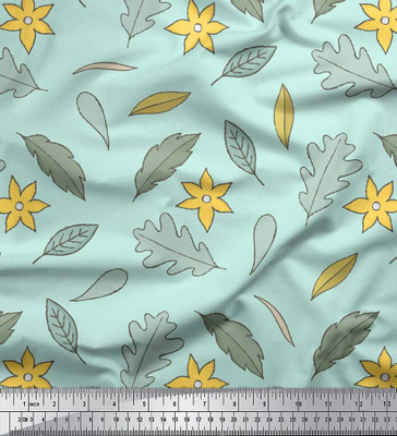 Soimoi Pure Cotton Floral Print Multi-purpose Fabric