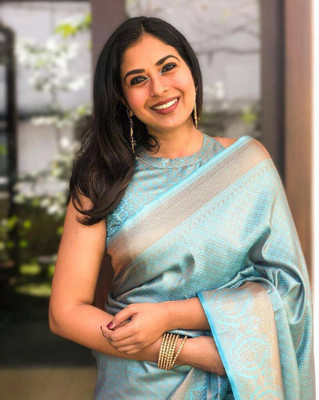 PITHAVADIWALA Jacquard Self Design Blouse Material