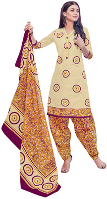 EMMStylife Cotton Blend Striped Kurta Fabric