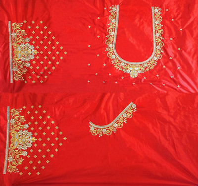 ORIGINEXCLUSIVE Art Silk Embroidered Blouse Material