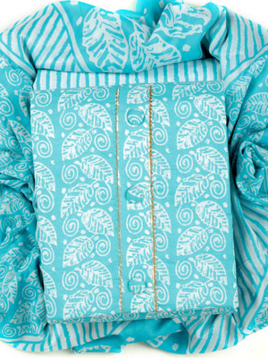 Bluebirdimpex Cotton Blend Printed Salwar Suit Material