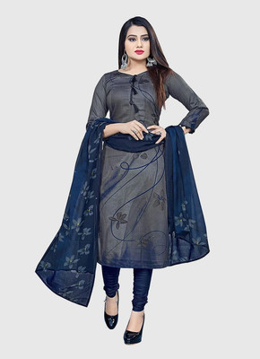 Merira Cotton Blend Printed Salwar Suit Material