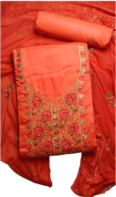 Afshh Pure Cotton Embroidered Salwar Suit Material