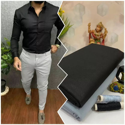 NILKHANTHFABRIC Polycotton Striped Shirt & Trouser Fabric