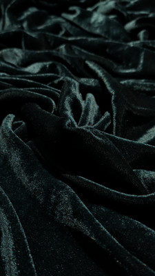 DCPL VELVET CREATION Velvet Solid Multipurpose Running Fabric
