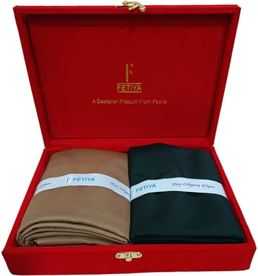 Fetiya Trendz Lycra Blend Solid Shirt & Trouser Fabric