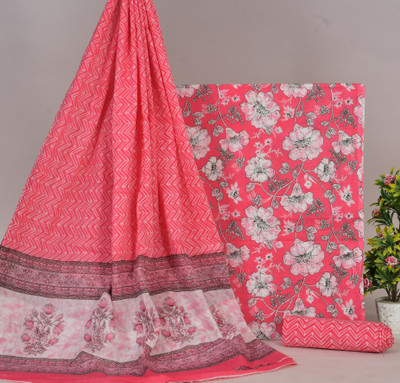 NISHIRE Pure Cotton Printed Salwar Suit Material