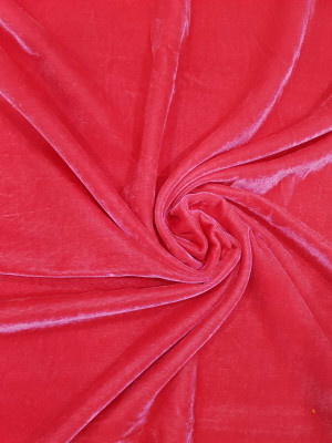 Seg Velvet Solid Multipurpose Running Fabric