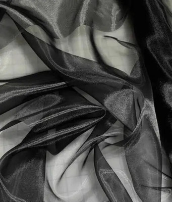 PRACHI ENTERPRISES Organza Solid Gown/Anarkali Kurta & Bottom Material