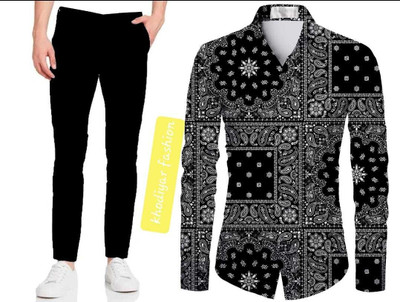 khodiyarfshion Polycotton Self Design Shirt & Trouser Fabric