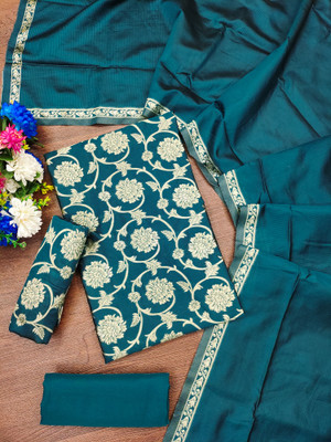 ARISHTA Art Silk Self Design Kurta & Palazzo Material