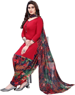 KASHII ENTERPRISE Crepe Self Design Salwar Suit Material