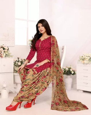 MAHAKLI CREATION Crepe Printed Salwar Suit Material