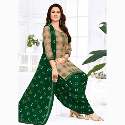 laxmi creation Crepe Printed Salwar Suit Material