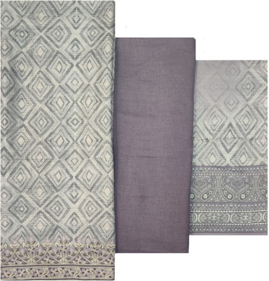 Soul Essence Wool Embroidered Salwar Suit Material