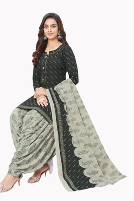 Rensil Crepe Printed Kurta & Patiyala Material