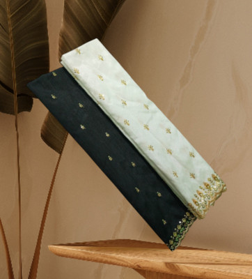 A COTTONS Cotton Silk Embroidered Blouse Material