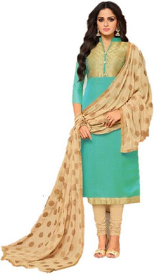 HouseOfCommon Pure Silk Printed Salwar Suit Material