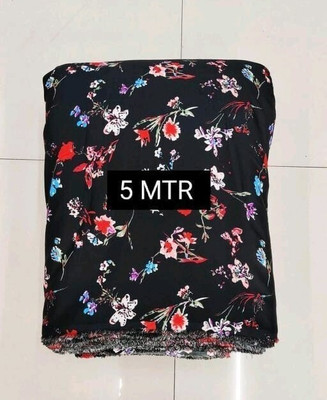 Zoognu Crepe Floral Print Kurta & Patiyala Material