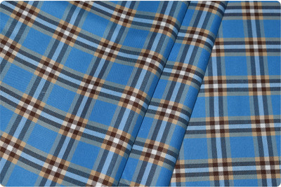 Arvind Cotton Lycra Checkered Shirt Fabric