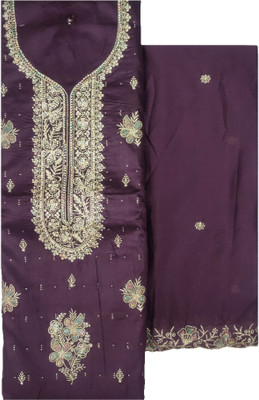 Soul Essence Pure Cotton Embroidered Salwar Suit Material