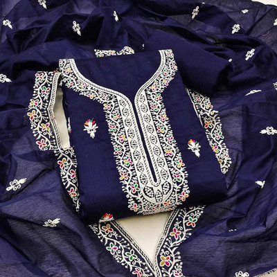 Fasdest Modal Embroidered Salwar Suit Material