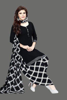 ANIRAV Crepe Printed Salwar Suit Material