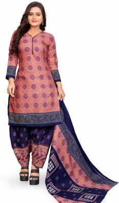 Rajnandini Cotton Blend Printed Salwar Suit Material