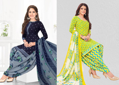 THIRA Crepe Floral Print, Printed Salwar Suit Material
