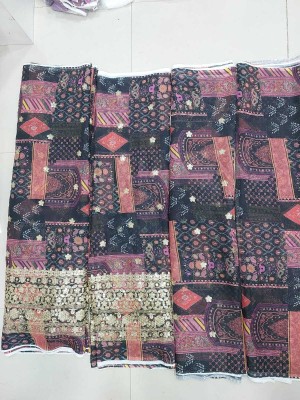 Vastram Textile Cotton Blend Printed Salwar Suit Material