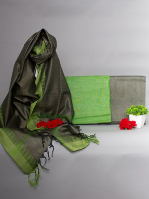 Aamir Fashion Textile Dupion Silk Solid, Self Design Salwar Suit Material