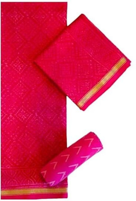 Eddika Chanderi Colorblock Salwar Suit Material
