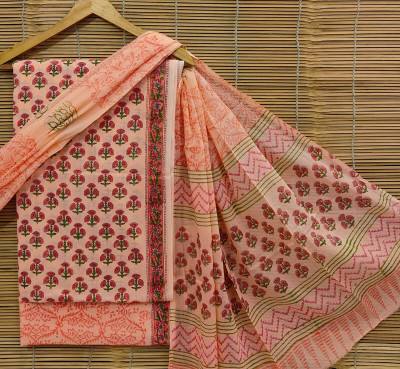 CRAFTWELL Pure Cotton Self Design Salwar Suit Material