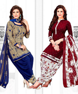 Caoimhe Crepe Printed Salwar Suit Material