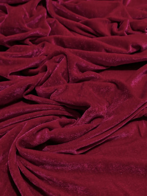 DCPL VELVET CREATION Velvet Solid Blouse Material