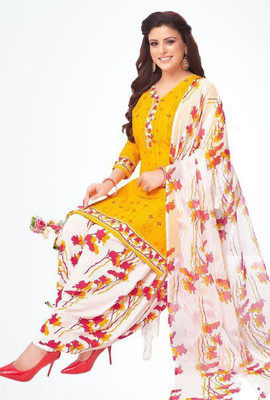 Kaan Crepe Printed Salwar Suit Material