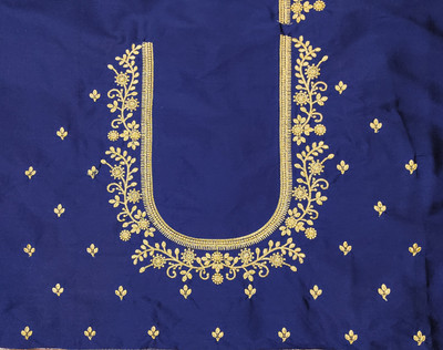vishwambhari enterprise Art Silk Embroidered Blouse Material