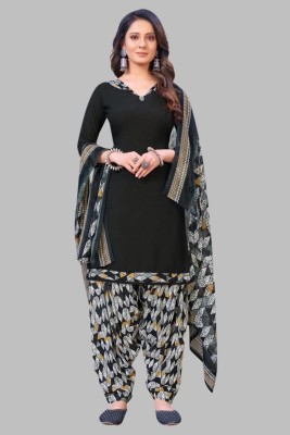 Rensil Crepe Printed Kurta & Patiyala Material