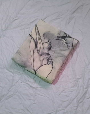 Dwijupal Crepe Self Design Multi-purpose Fabric
