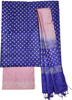 Ivikta Pure Silk Printed Salwar Suit Material