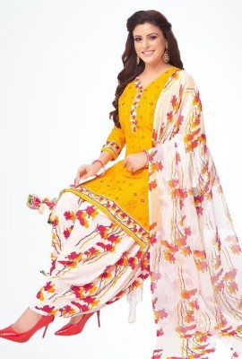 KV Fashion Crepe Printed Salwar Suit Material