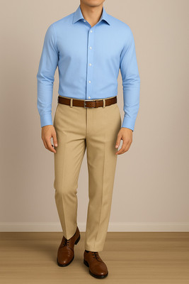 KUNDAN SULZ GWALIOR Polycotton Solid Shirt & Trouser Fabric