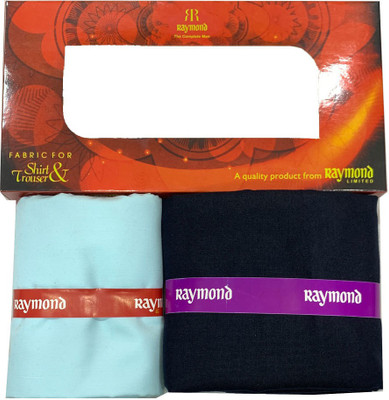 Raymond Cotton Blend Solid Shirt & Trouser Fabric